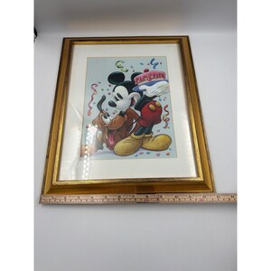 Disney Mickey Mouse Collectibles Framed Art PVC Figure Hats Cap Lot of 4 image 19