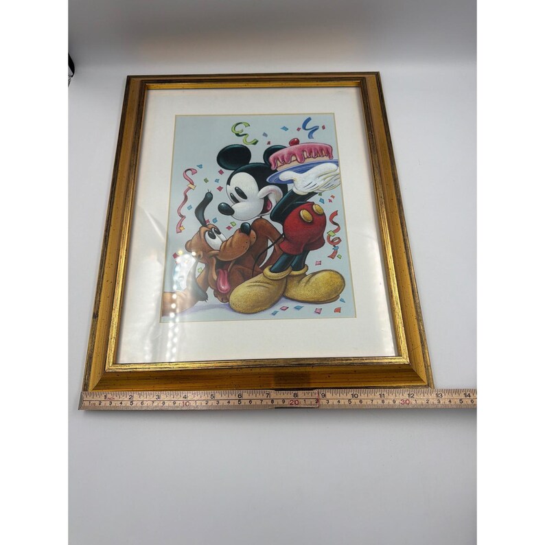 Disney Mickey Mouse Collectibles Framed Art PVC Figure Hats Cap Lot of 4 image 19