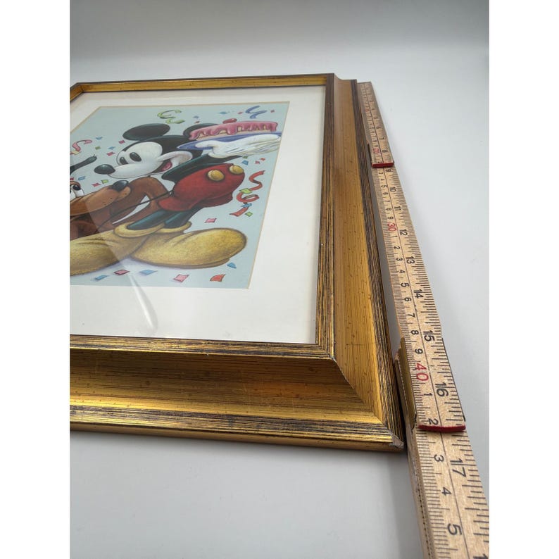 Disney Mickey Mouse Collectibles Framed Art PVC Figure Hats Cap Lot of 4 image 18