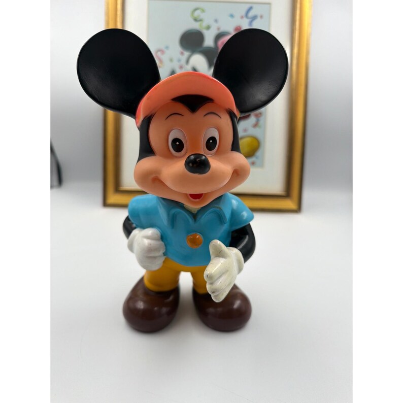 Disney Mickey Mouse Collectibles Framed Art PVC Figure Hats Cap Lot of 4 image 11