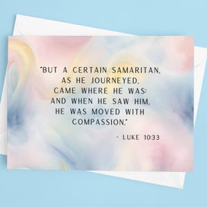 Cartões de felicitações cristãos, versículo bíblico Lucas, design em aquarela, pacote com 10, 30, 50, papelaria de fé, cartões de encorajamento, cartões de escritura