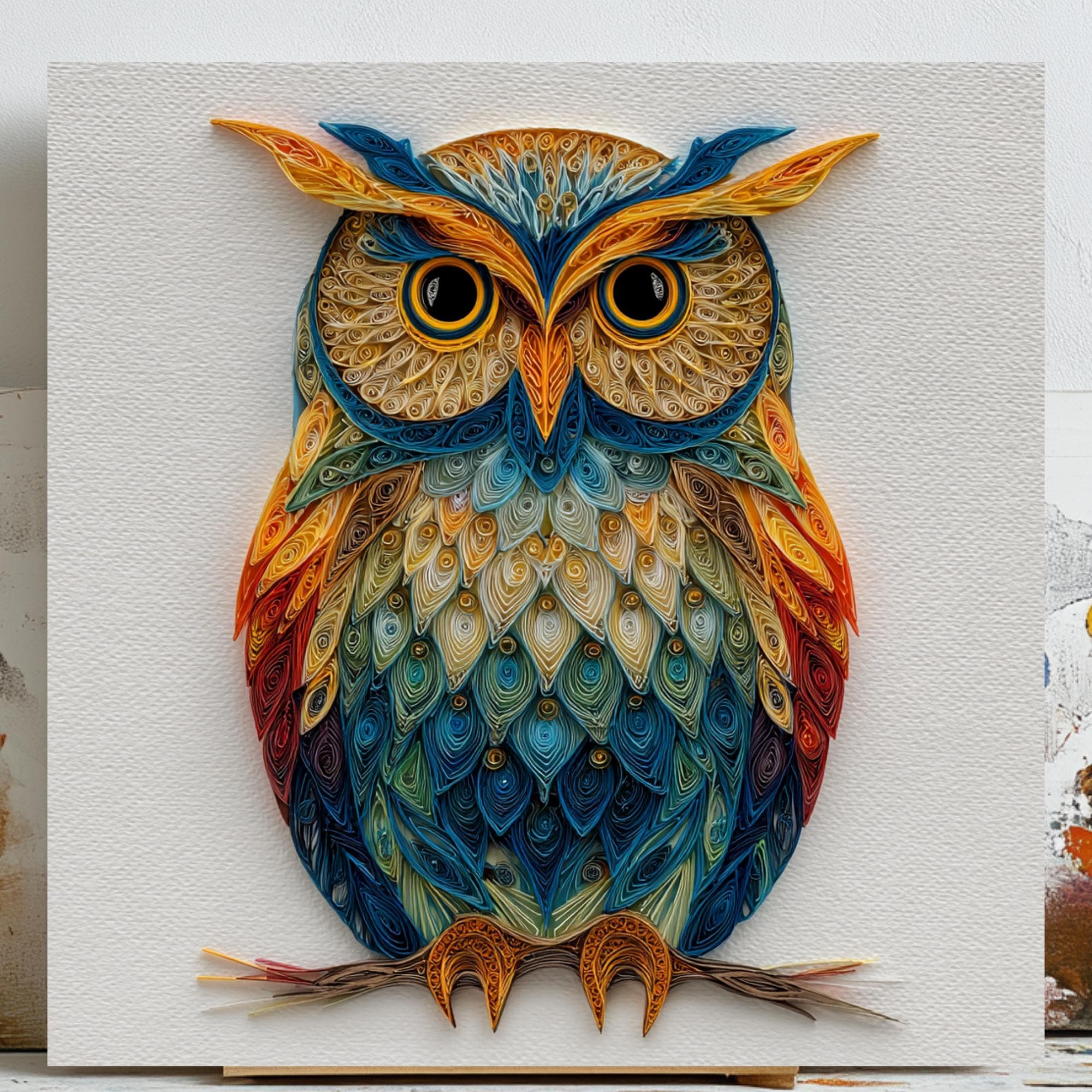 アート作品 フクロウ 絵画 風水 ふくろう絵画の商品一覧 通販 - Yahoo