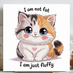 Whimsical Cat Art, Cute Cat Wall Art, Cat Poster, Cat Illustration, Nursery Wall Art, Cat Lover Gift, Playful Cat Decor, Kids Room Print
