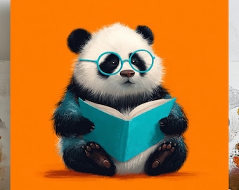 Poster Mural Géant A0 – Panda – Décoration Maison Grand Format – Beau Poster Nature
