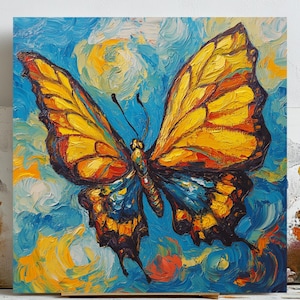 Arte murale a forma di farfalla, stampa a farfalla in stile boho, poster di insetti colorati, decorazione murale naturalistica, opera d&#39;arte moderna a forma di farfalla, decorazione per la cameretta dei bambini, arte per la casa