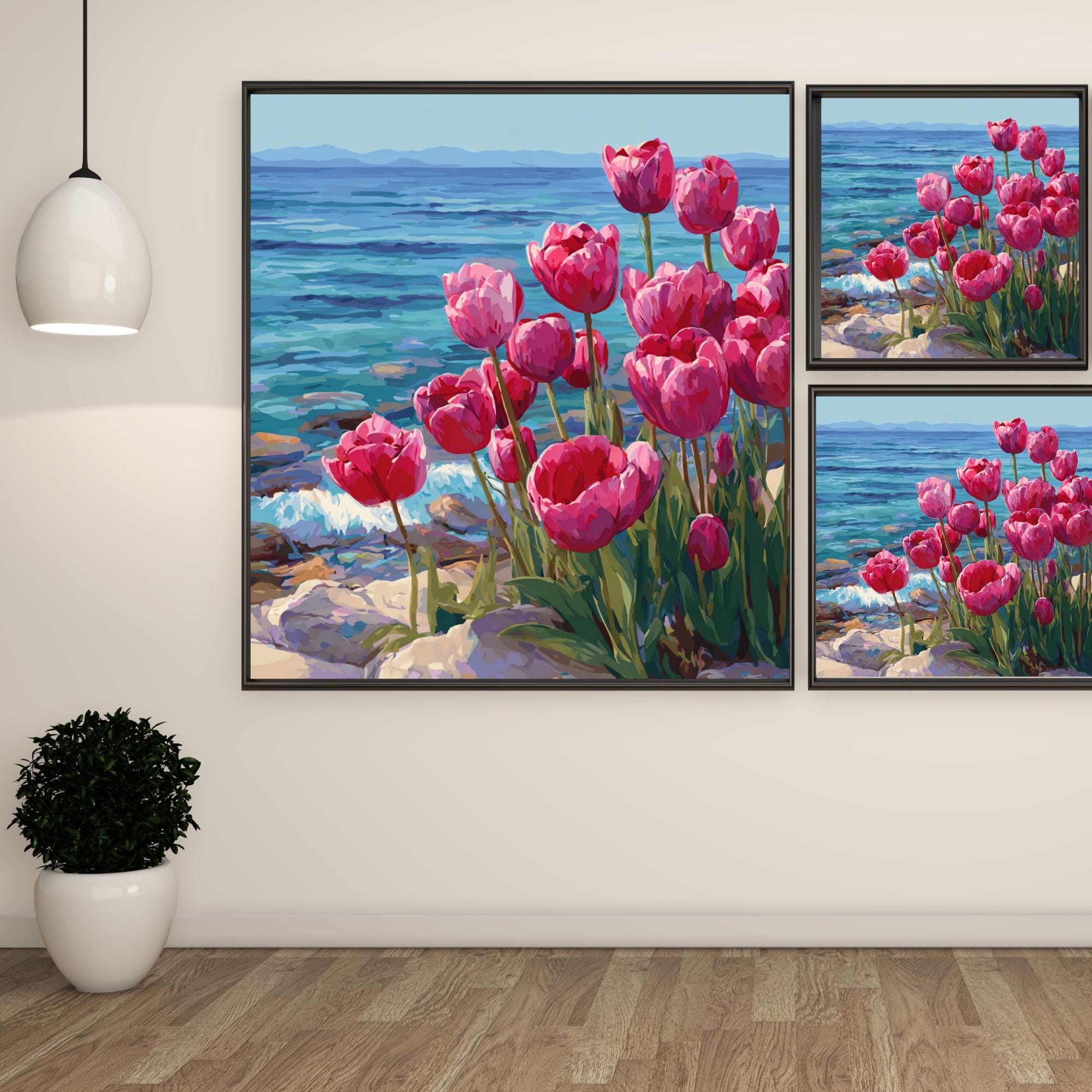 Tulip Wall Art Print: Botanical Floral Home Decor - Etsy