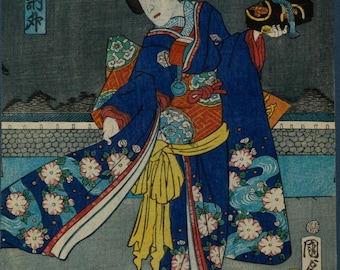 Drzeworyt Kunisada II