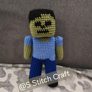 Crochet PATTERN: Cubed Zombie Child