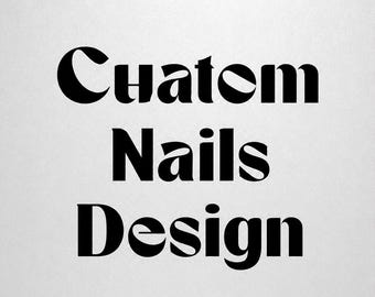 Aangepaste nagels | Press-On-nagelkit｜Herbruikbare nagels van salonkwaliteit voor een unieke stijlGepersonaliseerde nagels ｜Cadeau voor haar nagels