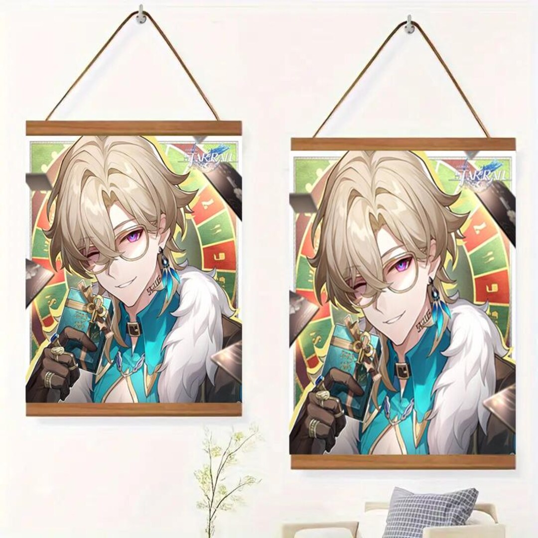 Honkai Star Rail Aventurine the Gamble of Generosity Wall Hanging ...