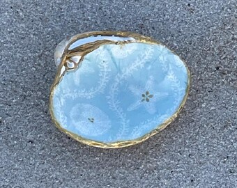 Clam Shell JEWELRY TRINKET DISH