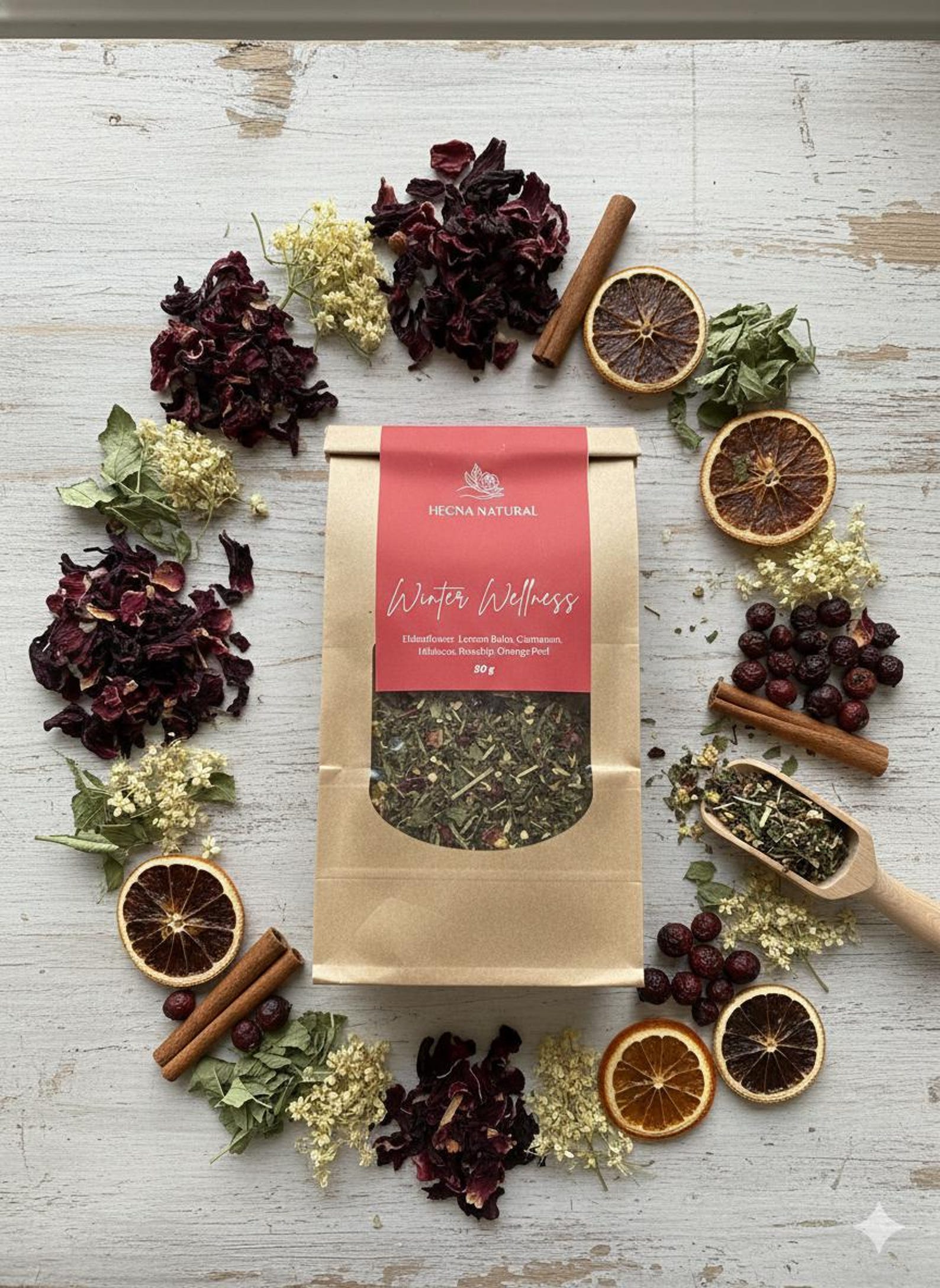 Cozy Winter Wellness Herbal Tea | Immune Support Blend | Natural & Caffeine-Free Cozy Winter Wellness Herbal Tea | Immune Support Blend | Natural & Caffeine-Free