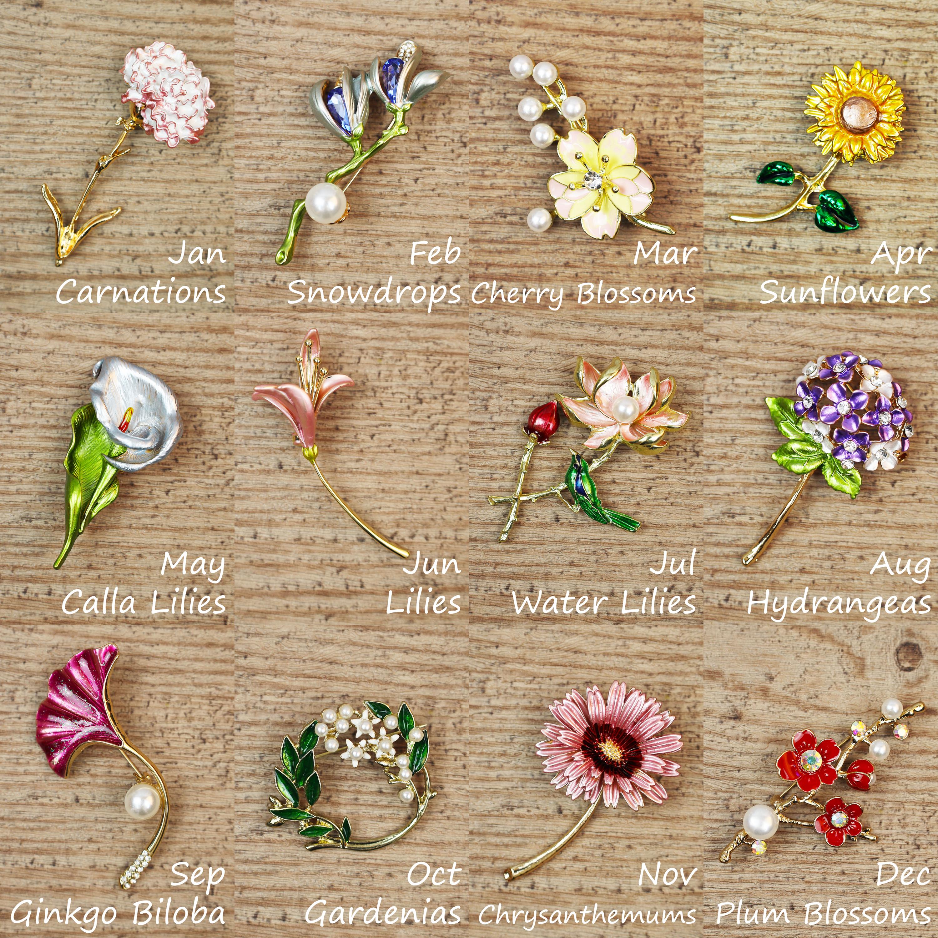 Flower brooch - Etsy Österreich, image size:3000x3000