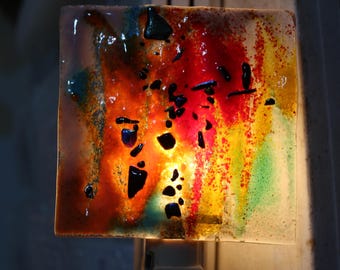 Rainbow dark dots  Nightlight