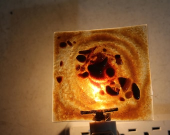 Amber swirl  Nightlight