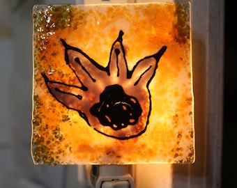 Gecko print  Nightlight