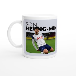 Son Heung-min Mug - South Korean Football Star - Tottenham Hotspur Gift - 11oz Ceramic Coffee Mug