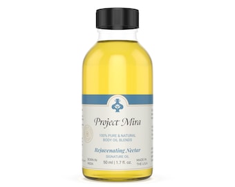 Handmade Rejuvenating Body Oil: Anti-Aging Amla, Ashwagandha & Saffron
