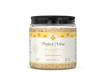 Handmade Turmeric Exfoliating Scrub: Sandalwood Saffron Ubtan