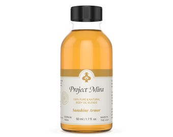 Handcrafted Sunshine Armor Body Oil: Natural Sun & Dryness Protection
