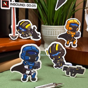 Helldivers Stickers 02 | Chibi