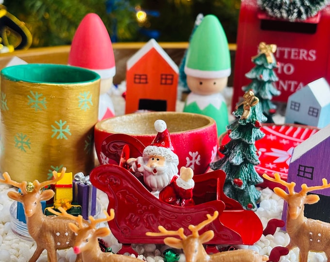 Rudolph The Red Nosed Reindeer - A Book Inspired Sensory Bin