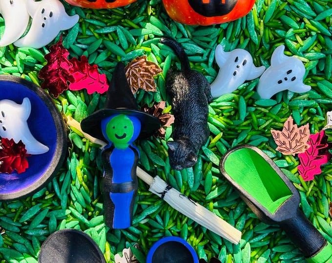 Five Little Pumpkins - Book Based Sensory Bin