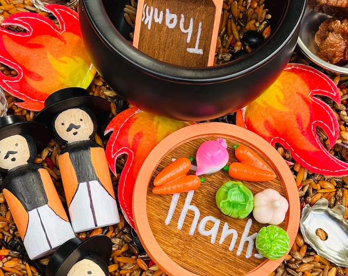 Stone Soup - A Book Based Sensory Bin