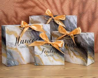 Personalized Groomsmen Gift Bag: Custom Wedding Party Favor, Best Man Gift Bag, Wedding Party Gift Bags, Wedding Favors, Birthday Gift Bag