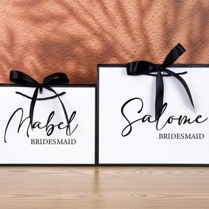 Sacs-cadeaux personnalisés pour demoiselle d'honneur-sacs cadeau mariage-sac EVJF-sac cadeau mariage-sac cadeau de remerciement-sac cadeau élégant