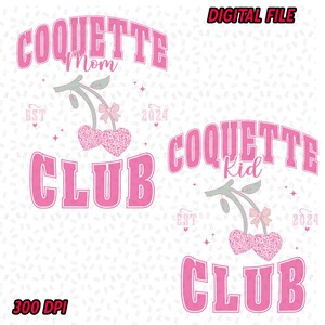 Coquette Mom Club Svg Png Coquette Kid, Retro Mothers Day Png, Gift For Mama,  Retro Mothers Day PNG, Mama Sublimation png, Digital File
