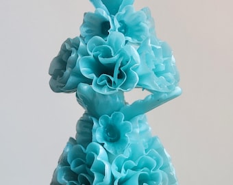 Flower Candle Handmade, Centrepiece Candle Decor