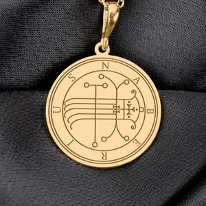Collana Sigillo di Naberius: Spirito dell'Eloquenza, Ciondolo Occulto