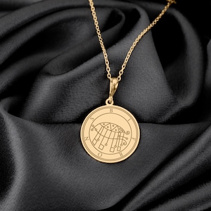 Bifrons Sigil Necklace – Goetia Demon Seal Pendant – Occult Grave Talisman – Mystical Transition Amulet – Gothic Mystic Jewelry Gift
