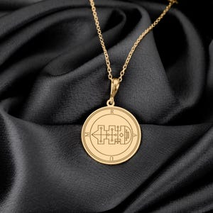 Sigil of Raum Necklace: Goetia Seal Amulet, Occult Pendant