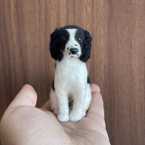 Custom Felt Dog Replica, Personalized Needle Felted Pet Figurine, Handmade Dog Replica Portrait, One of a Kind Dog Memorial, Dog Loss GIft