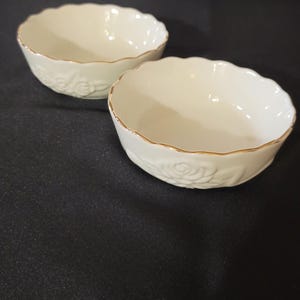 The Lenox Rose Blossom Bowl, Set of 2.