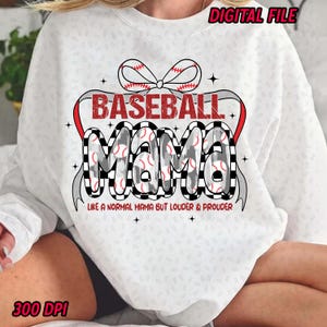 Funny Baseball Mama Coquette PNG, Game Day Baseball Png, Baseball Bow Png, Baseball Mama Png, Baseball Mom Png