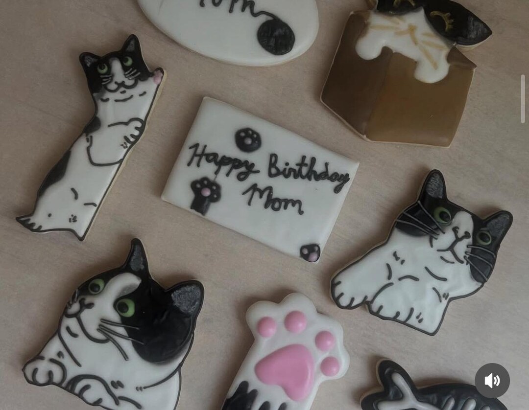 6pc Tuxedo Cat Cookie Cutters for Any Occassion - Etsy