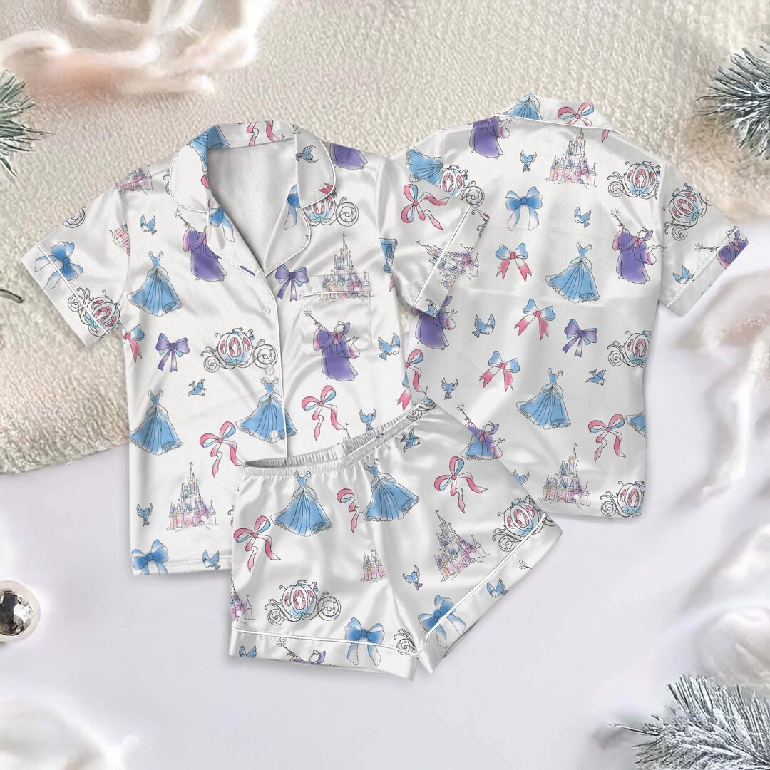 Meet Me at Midnight Cinderella Pajamas Short Set, Cinderella Short ...