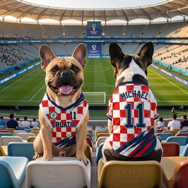 Kroatien Name Fußball Trikot, Crop Top Trikot, personalisierte Kroatien Fußball Shirt, kroatischer Fan Trikot, WM Fußball Geschenk Bild 2