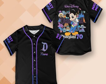 Disneyland 70th Anniversary Baseball Jersey, Disneyland Resort