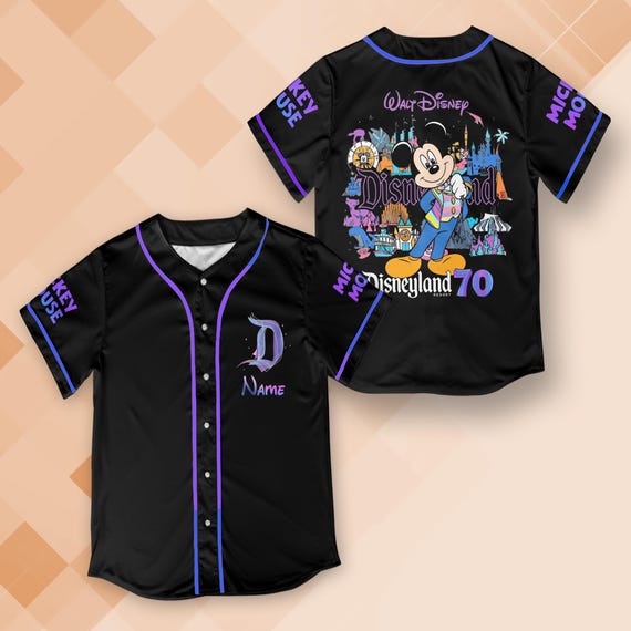 Disneyland Resort 70周年記念 ベースボールシャツ Disneyland 70th Anniversary Baseball Jersey, Disneyland Resort