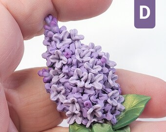 Broche lilas - D - Mad Dash Studio