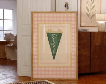 Arizona Aesthetic Vintage Pennant Flag Poster College Dorm Wall Print Decor