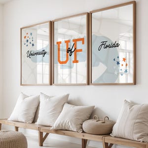 UF Florida Gators University of Florida Swamp Aesthetic Gainesville Poster College Dorm Wall Print Decor