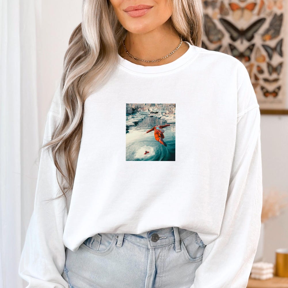 Charles Leclerc Monaco Sweatshirt | Ferrari F1 Sweatshirt | Comfort Colors Sweatshirt