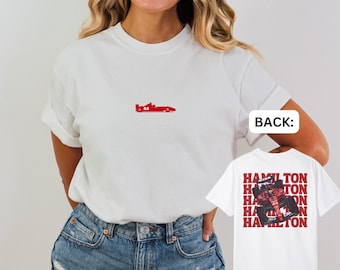 Lewis Hamilton Ferrari Tshirt | Ferrari F1 Shirt