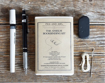 Journal Kit, Bookbinding Kit with Easy Instructions, DIY Craft Kit, Pocket Journal by Peg and Awl | Anselm BB