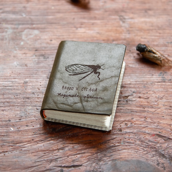 Natural History Green Leather Journal, Adventure Journal, Handbound Book by Peg and Awl | Carson Journal